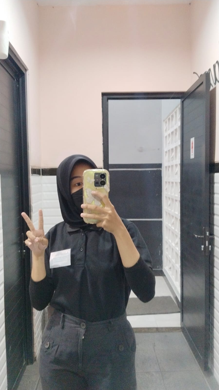 Heavy gray clouds in the sky. 